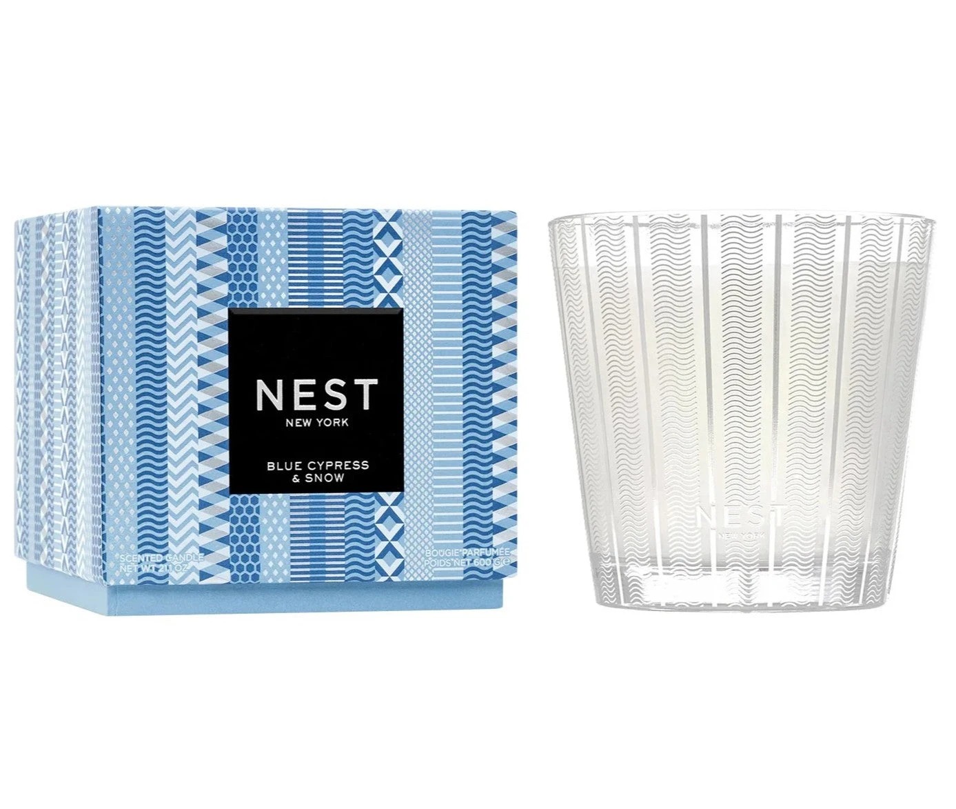 Nest – Blue Cypress & Snow 3 Wick Candle