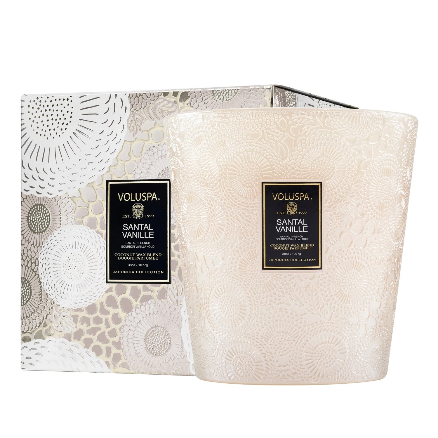 Voluspa – Santal Vanille 3 Wick Hearth Candle