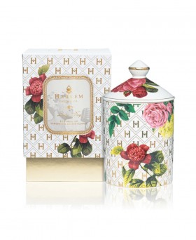 Harlem Candle Company – Lady Day White Floral Ceramic Candle