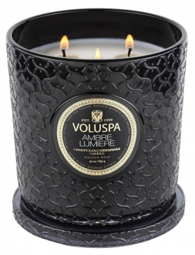 Voluspa – Ambre Lumiere Luxe Candle