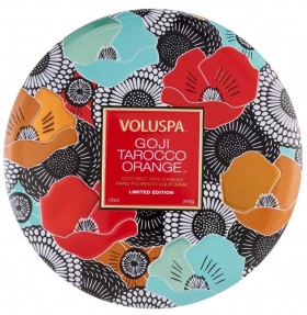 Voluspa – Goji Tarocco Orange 3 Wick Tin XXV Anniversary Candle
