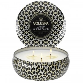 Voluspa – Crisp Champagne 3 Wick Tin Candle