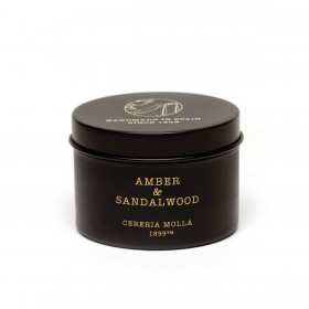Cereria Molla – Amber & Sandalwood Travel Tin Candle