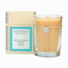 Votivo – White Ocean Sands Aromatic 6.8oz Candle