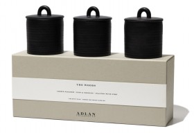 Adlan – Set di tre candele "Il Bosco"