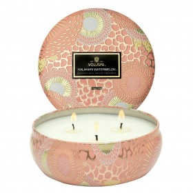 Voluspa – カラハリウォーターメロン 3芯缶キャンドル