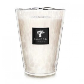 Baobab Collection – White Pearls Max24 Candle