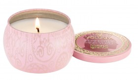 Voluspa – Mükemmel Pembe Yuzu Mini Teneke Mum (Wicked Koleksiyonu)