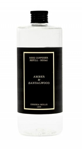 Cereria Molla – Recambio Difusor Ámbar y Sándalo 500ml