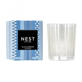 Vela votiva Nest – Blue Cypress & Snow