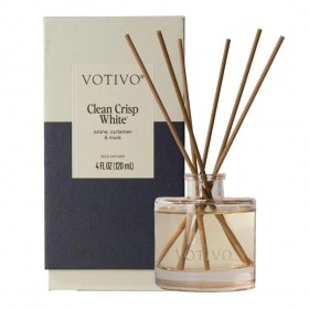 Votivo – Difusor blanco limpio y nítido