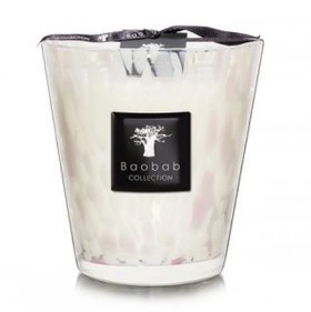 Colección Baobab – Vela Perlas Blancas Max16