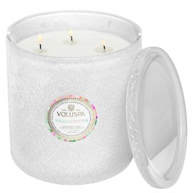 Voluspa – Svíčka do krbu s 5 knoty a motivem divokých květin