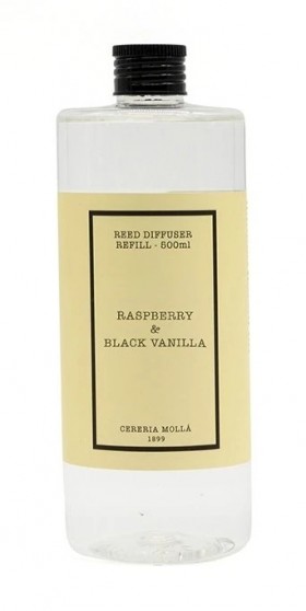 Cereria Molla – Raspberry & Black Vanilla Diffuser Refill 500ml