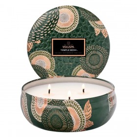 Voluspa – Temple Moss 3-vægede bliklys