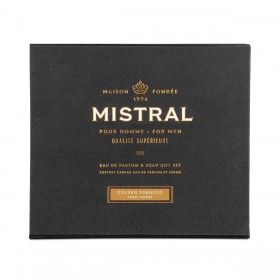 Mistral – Golden Tobacco Eau De Parfum & Soap lahjasetti