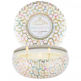 Voluspa – Wildblumen 3-Docht-Duftkerze