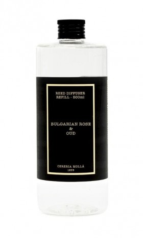 Cereria Molla – Bulgarian Rose & Oud Diffuser Refill 500ml