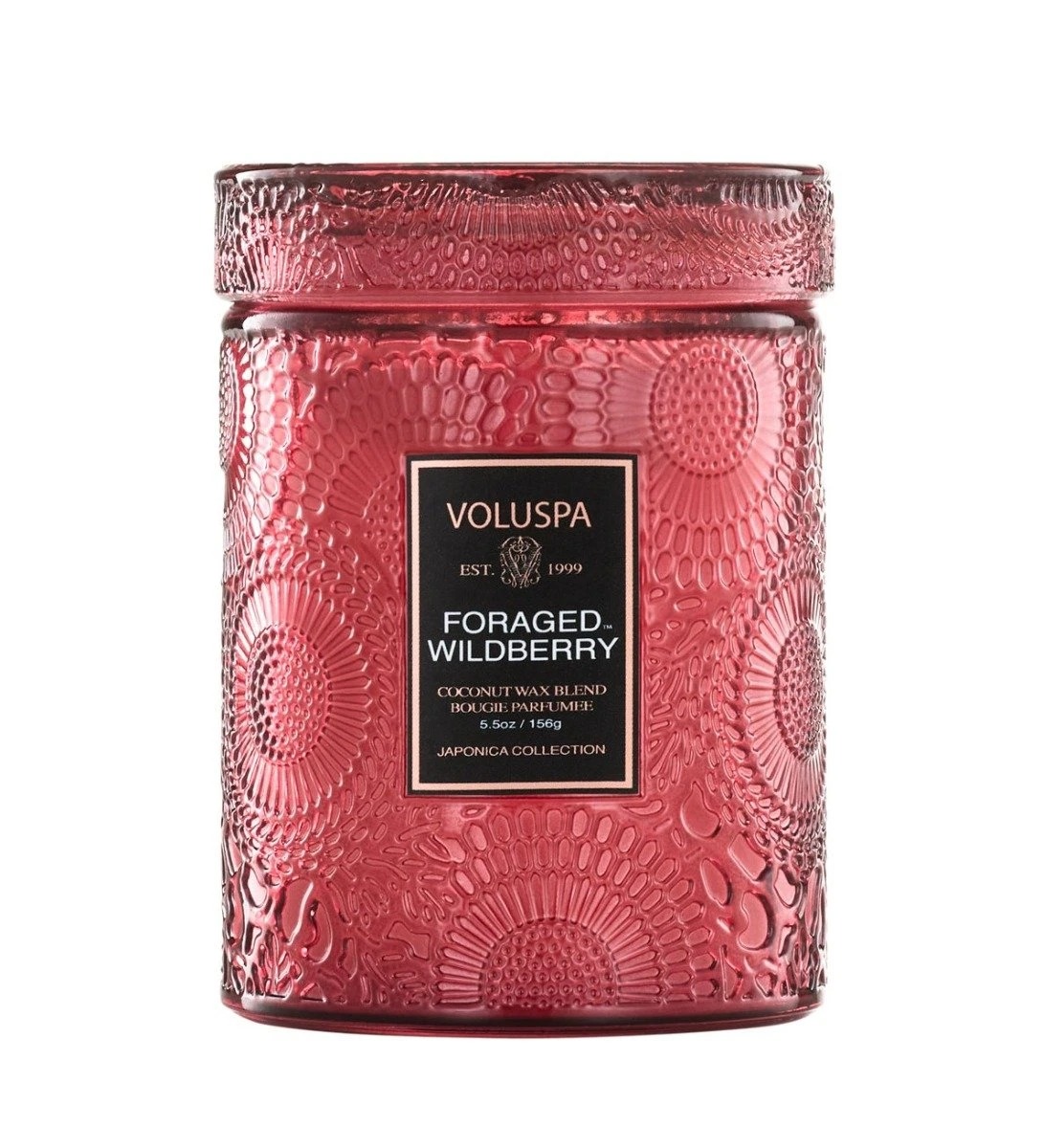 Voluspa – 野生のベリーを詰めた小型ジャーキャンドル