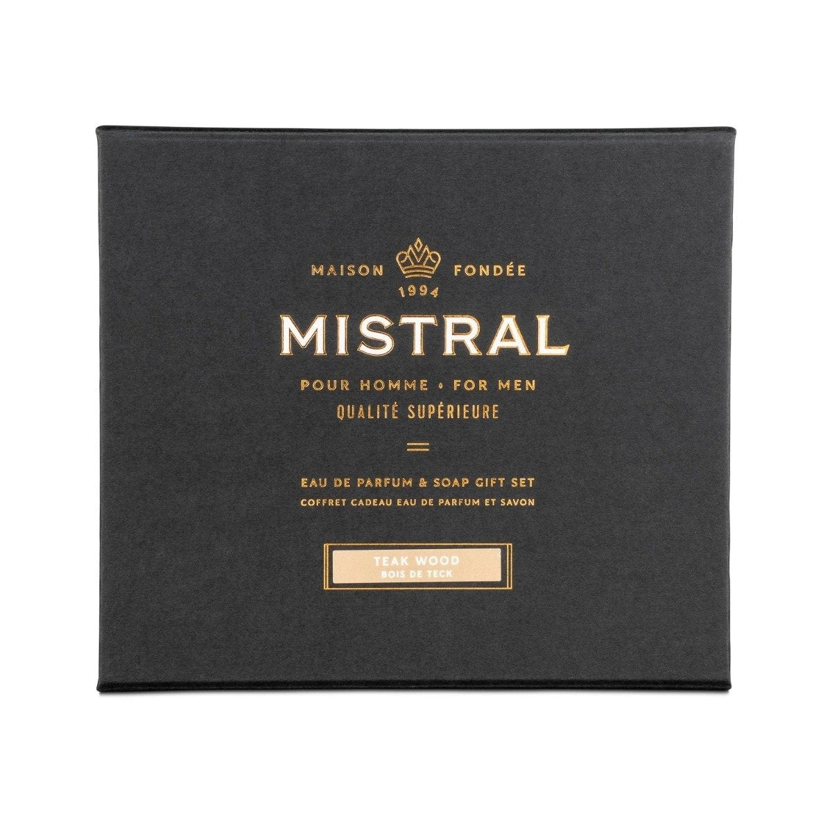Mistral – Teak Wood Eau De Parfum & Soap Gift Set