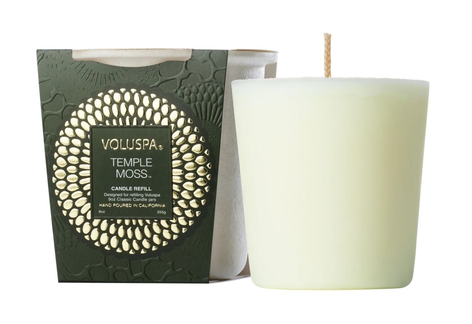 Voluspa – Temple Moss Classic Candle Refill